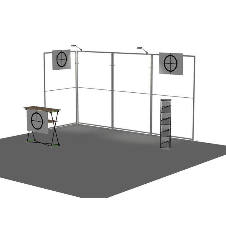 stand location 4 panneaux structure