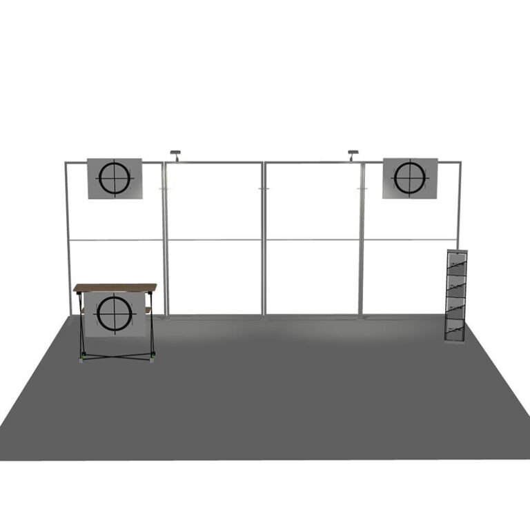 stand location 4 panneaux structure