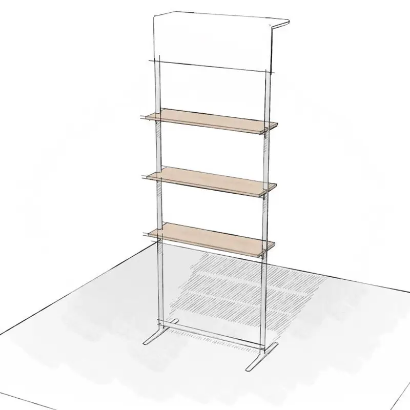 Gabarits pour stand étagères